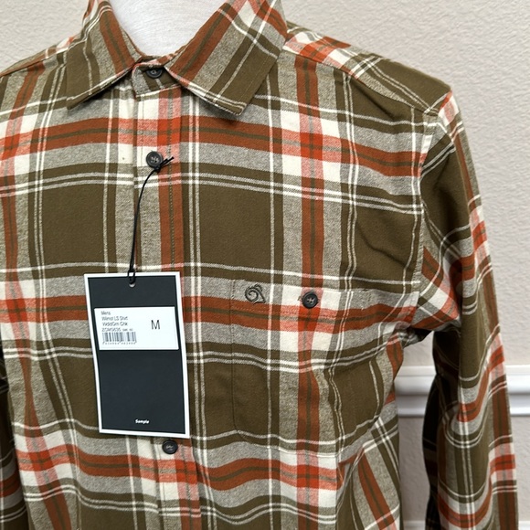 Craghoppers WILMOT Long Sleeve Shirt - Woodland Green Check - Picture 5 of 15